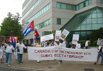 Demostración por la libertad de Cuba, (Toronto, May 22,2010)